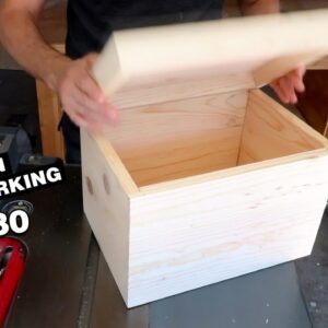 Separating the lid from the box. Plus, make your own wood filler. | LOCKDOWN DAY 180