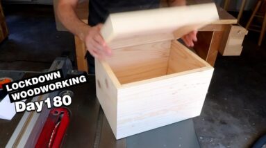 Separating the lid from the box. Plus, make your own wood filler. | LOCKDOWN DAY 180
