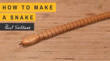 How to make a Snake | Paul Sellers
