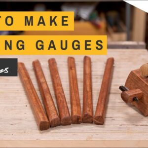 How to make Marking Gauges | Paul Sellers