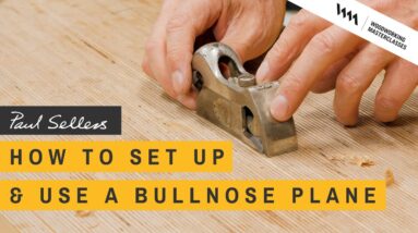How to Set up & use a Bullnose Plane | Paul Sellers