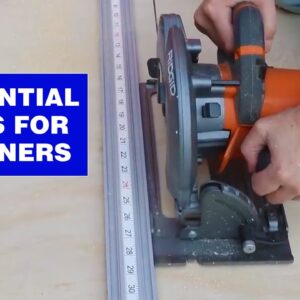Must-have woodworking tools for beginners. 2021  #shorts