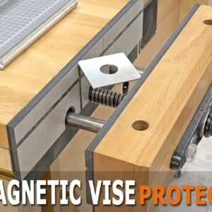 DIY Magnetic Protectors for Bench Vise Jaw