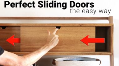 8 Tips for Perfect Sliding Doors without Hardware 20 8 Tips for Perfect Sliding Doors without Hardware