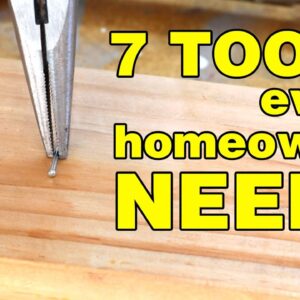 7 ESSENTIAL TOOLS every homeowner needs