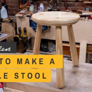 How to Make a Simple Stool | Paul Sellers