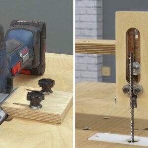 Portable Workshop Improvements / DIY Jigsaw Table Blade Guide