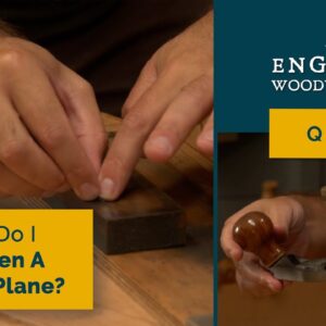 How to Sharpen a Router Plane?