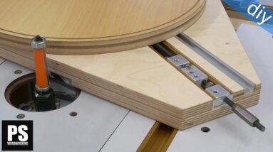 DIY Incremental Circle Jig for Band Saw & Router Table