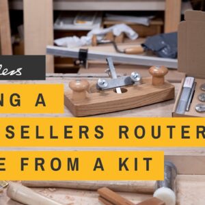 Making a Paul Sellers Router Plane from a Kit | Paul Sellers